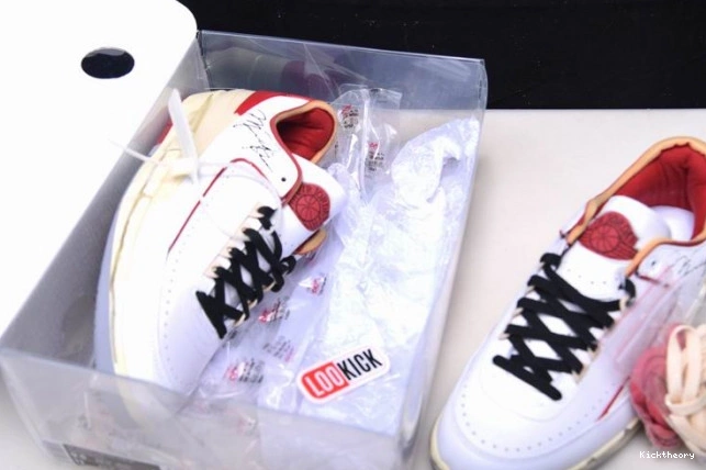 Kicktheory Jordan Red 2 SP Retro Low White DJ4375-106 Off-White 0626